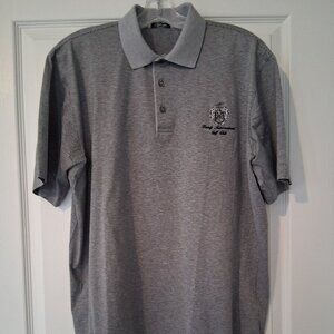 Marbas Polo Men Large Gray Cotton Trump International Golf Club